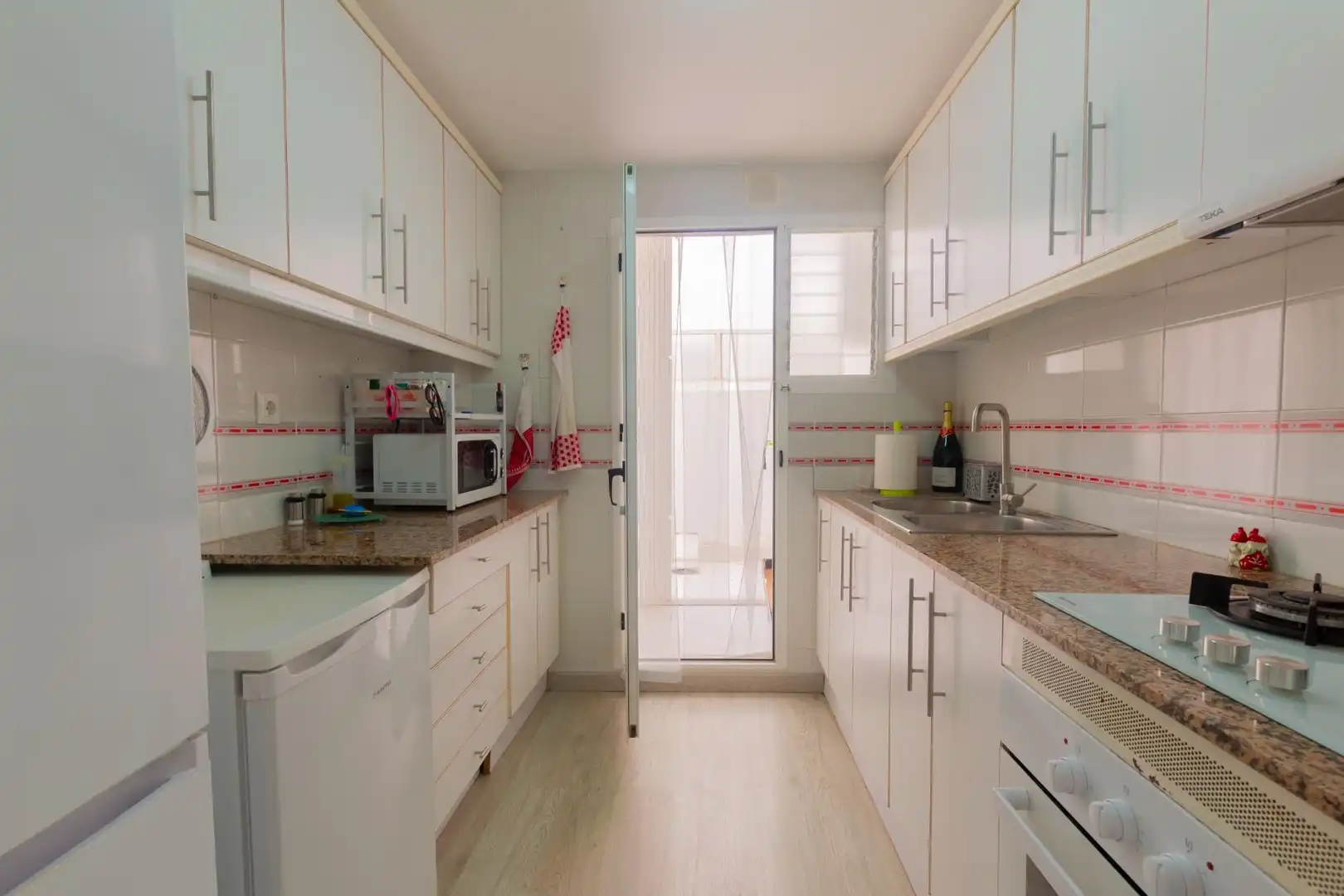 Kitchen of Flat for sale in Águilas  with Private garden and Furnished