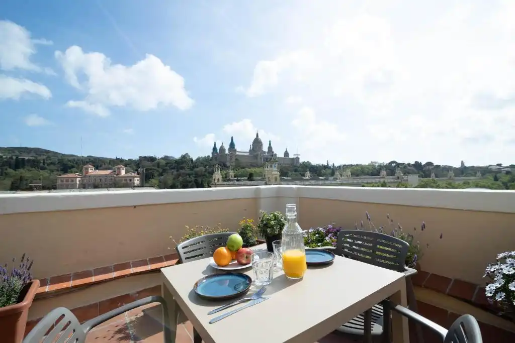 Terraza de Piso de alquiler en Sants - Montjuïc