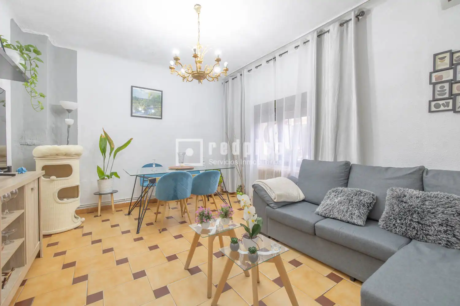 Sala d'estar de Casa o xalet en venda en El Álamo amb Aire condicionat, Calefacció i Jardí privat