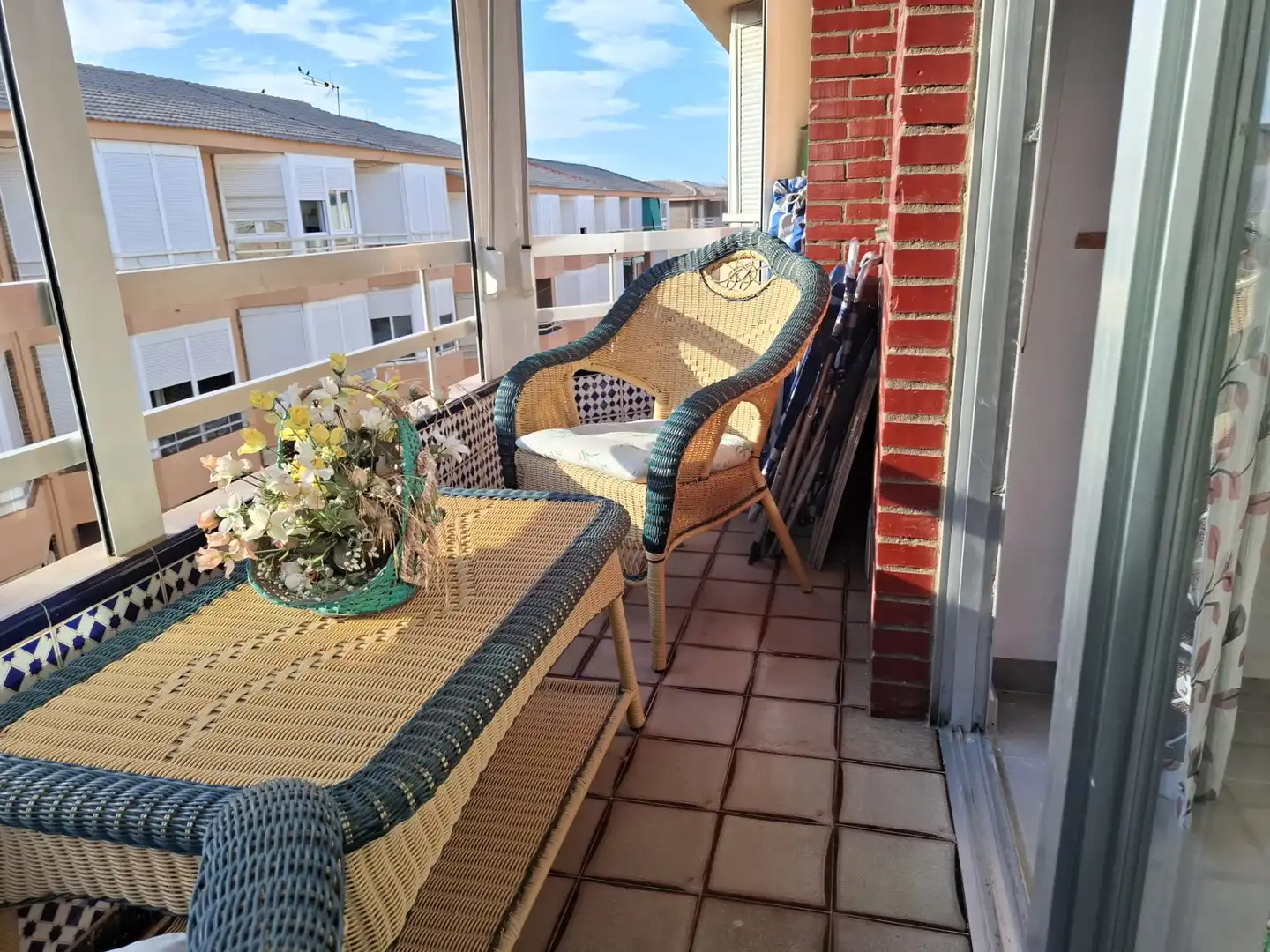 Balcony of Flat for sale in Torrenueva Costa  with Terrace and Furnished