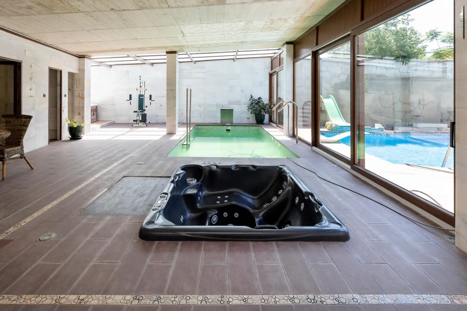 Piscina de Casa o chalet en venta en Villa de Otura con Aire acondicionado, Jardín privado y Terraza
