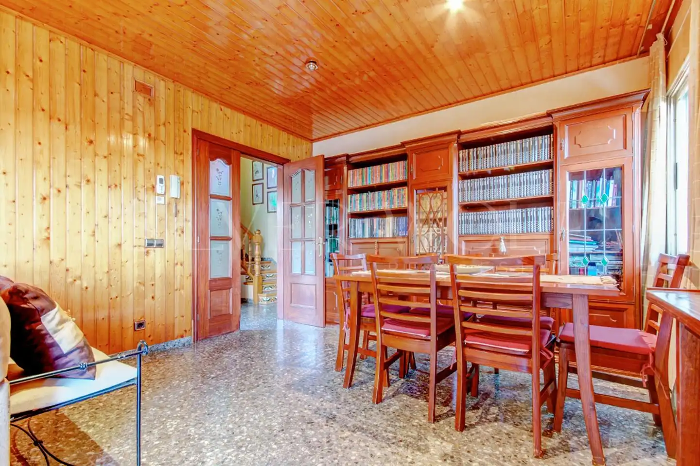 Menjador de Casa o xalet en venda en Argentona amb Calefacció, Jardí privat i Terrassa