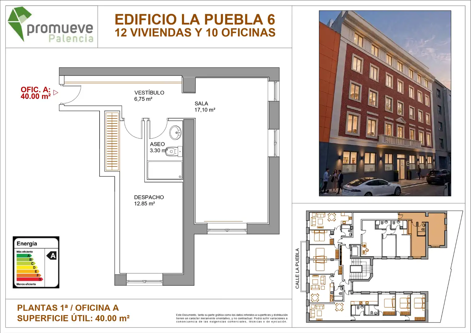 Ufficio con ascensore in vendita a Calle la Puebla 6, imagen 2