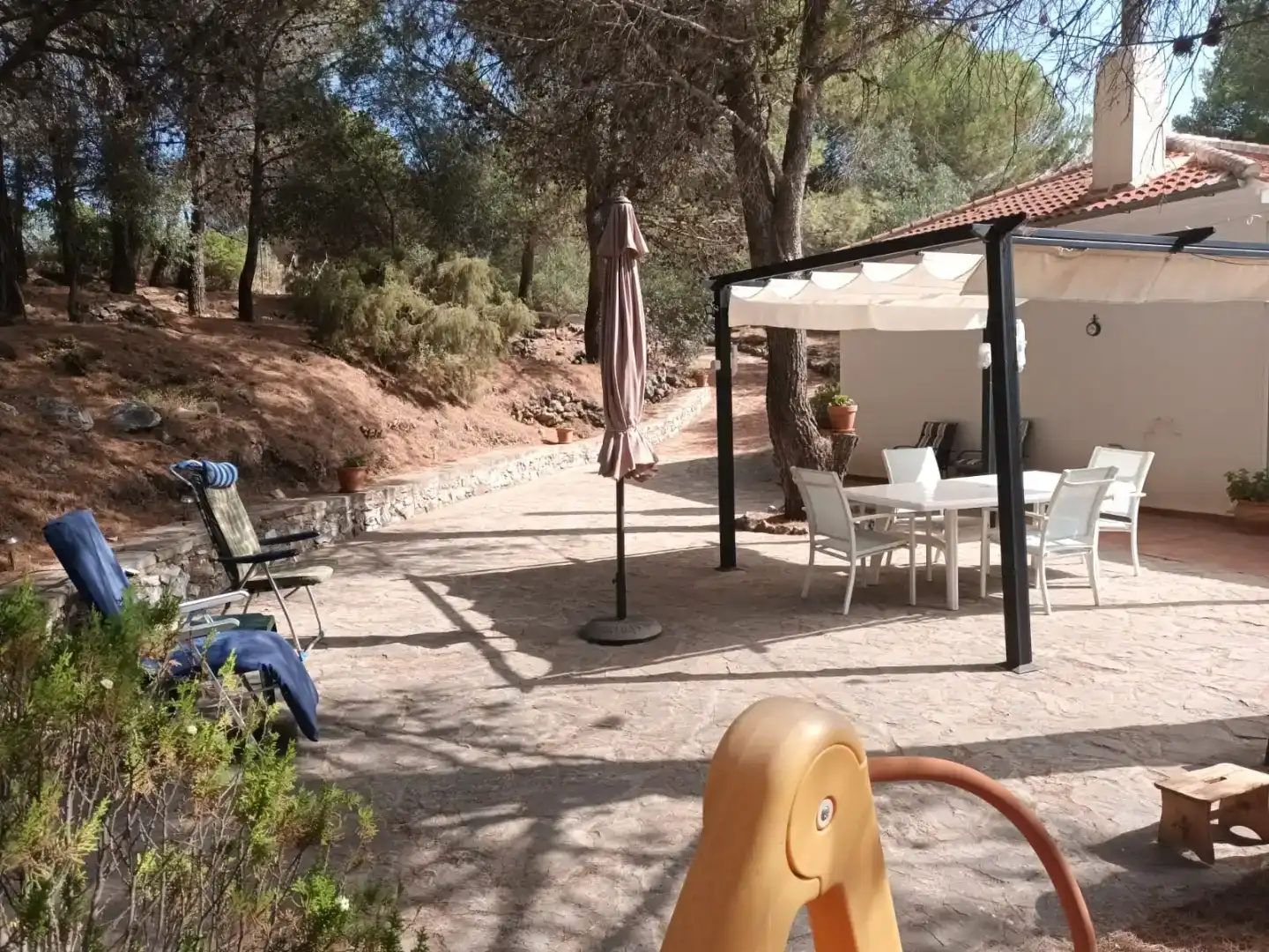 Terrassa de Finca rústica en venda en Yunquera amb Piscina