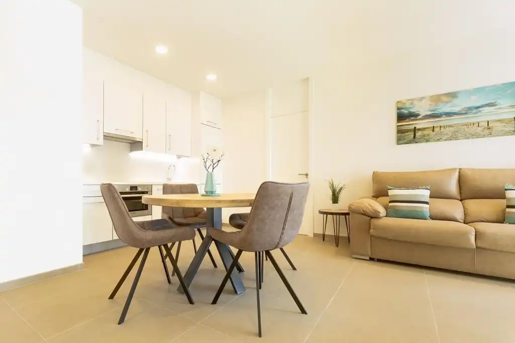 Living room of Study for rent in Benidorm  with Air Conditioner, Heating and Private garden