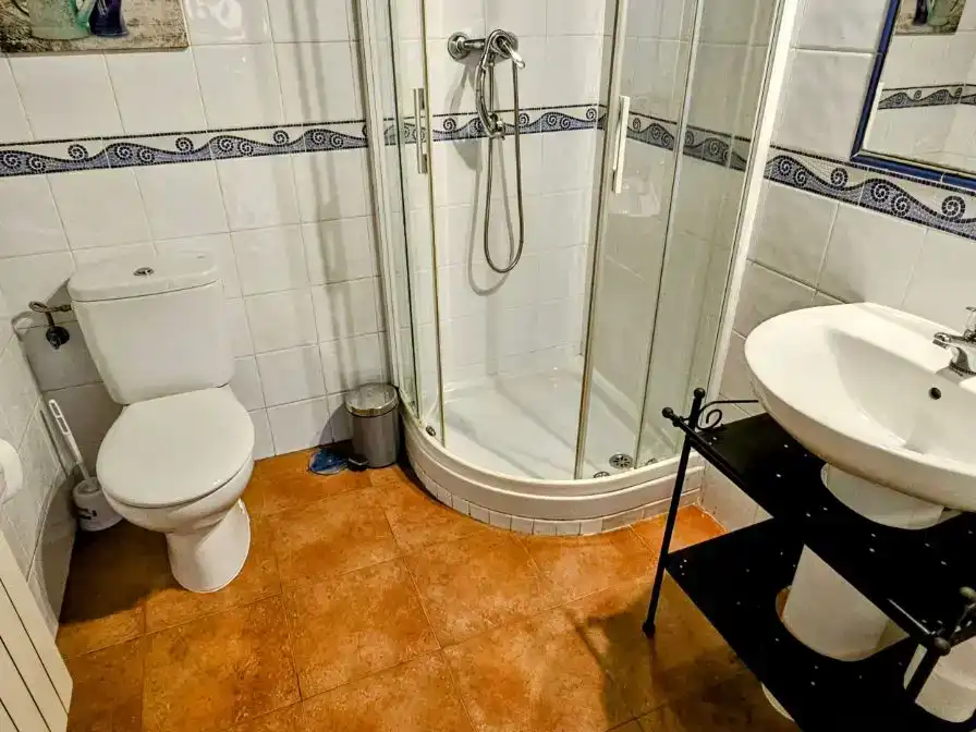 Bany de Casa o xalet en venda en Grajera amb Jardí privat