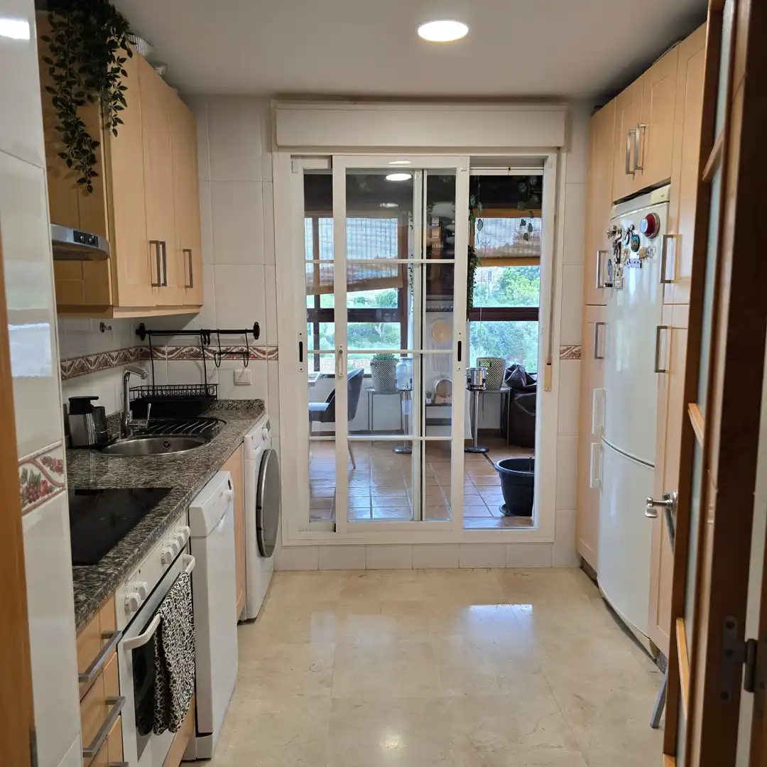 Kitchen of Attic for sale in Benalmádena  with Air Conditioner, Terrace and Storage room