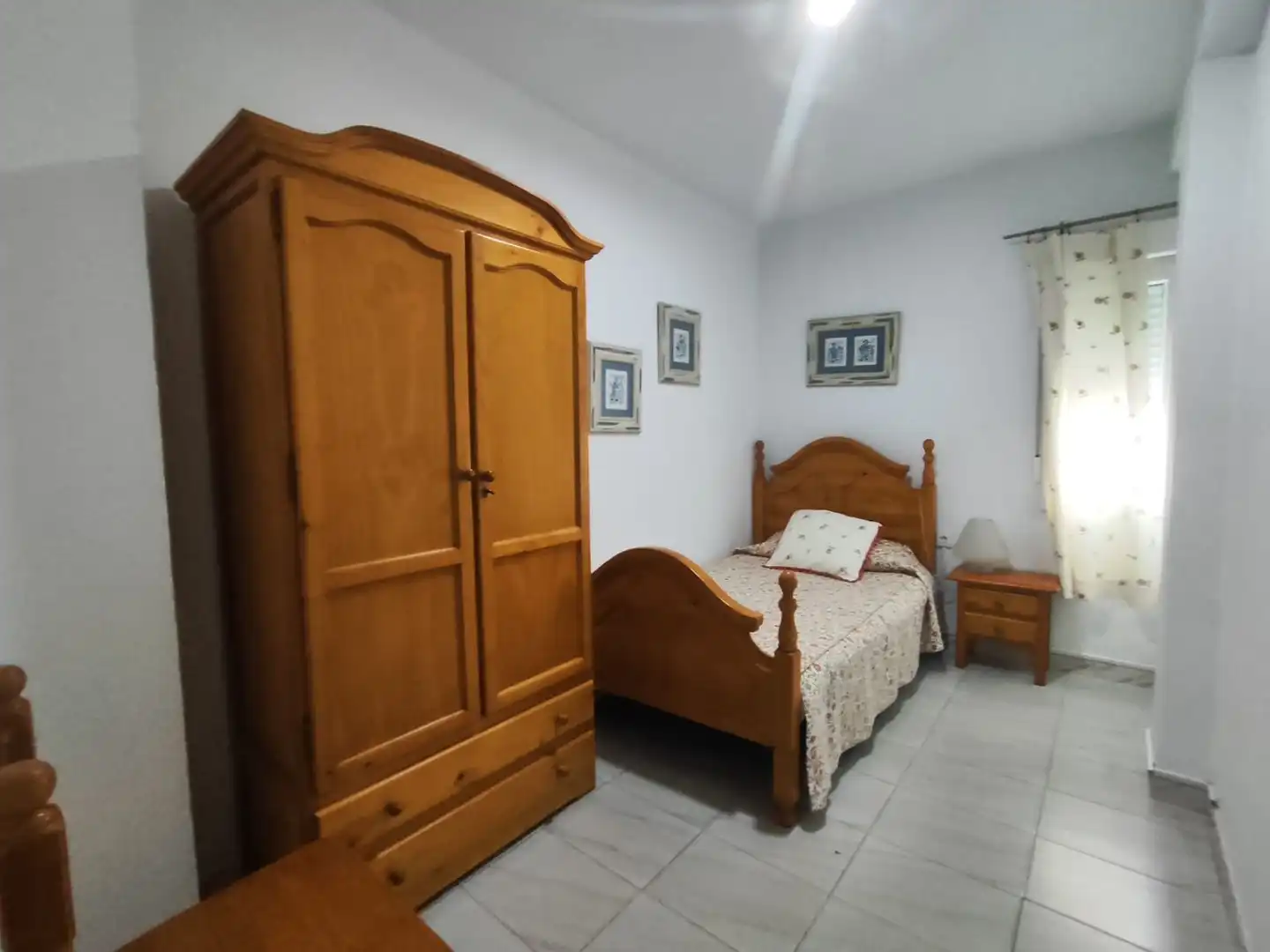 Bedroom of Flat for rent in Huelva  with Air Conditioner, Furnished and Balcony