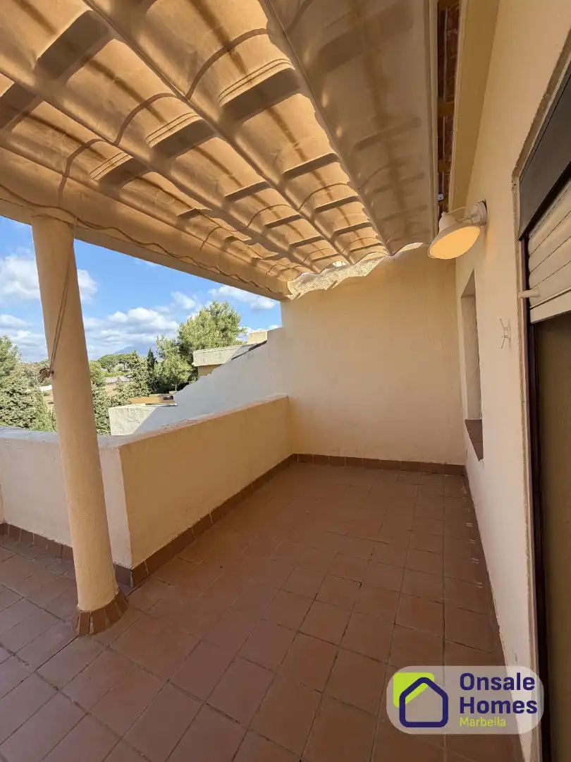 Terraza de Casa adosada en venta en Marbella con Aire acondicionado, Jardín privado y Terraza