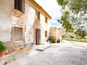 Vista exterior de Finca rústica en venta en Agost con Jardín privado, Terraza y Piscina