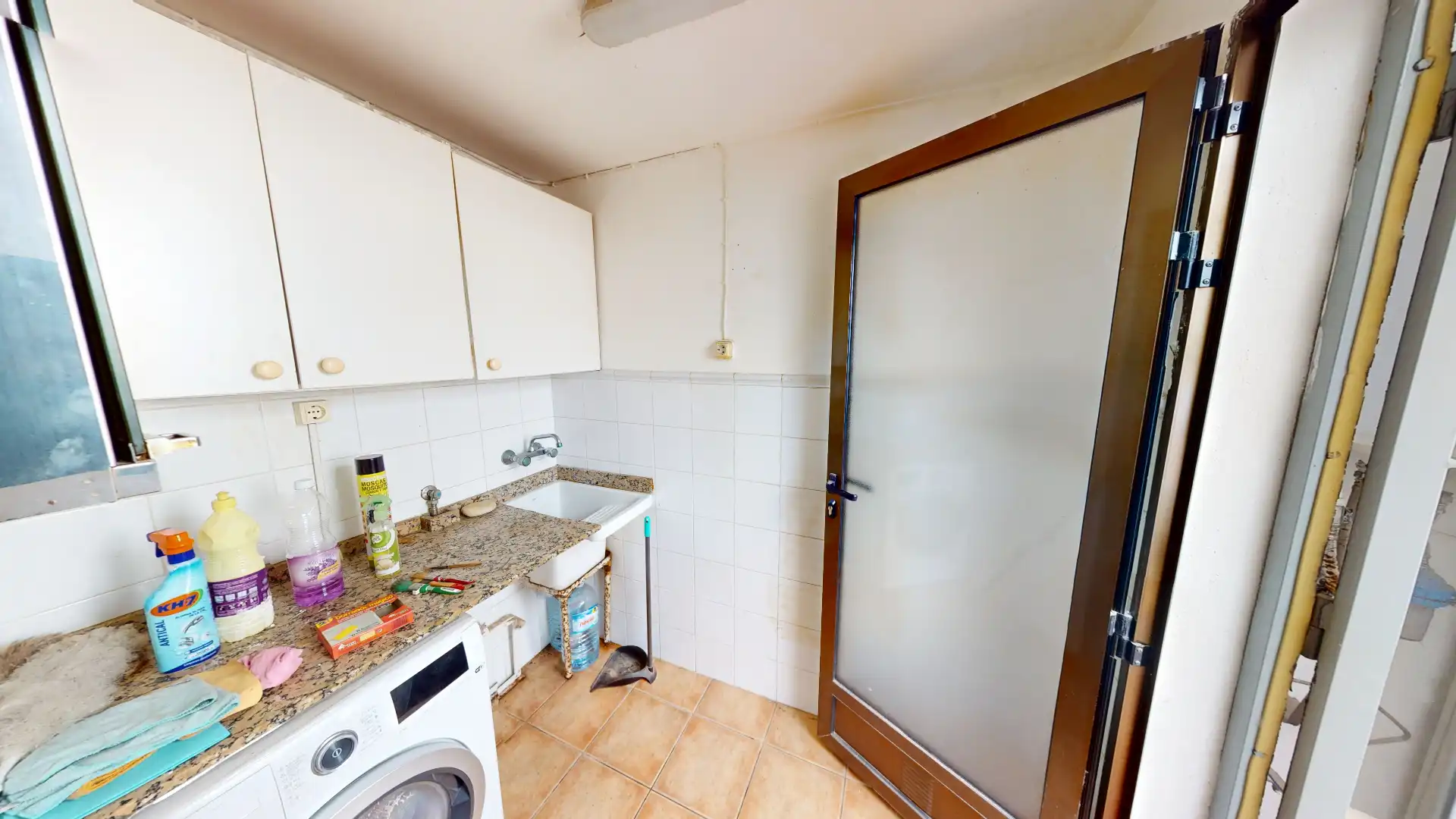 Cocina de Casa o chalet en venta en Alicante / Alacant con Aire acondicionado, Parquet y Terraza