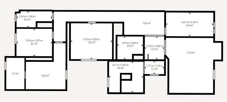 Wohnungen zum Verkauf in La Pobla Llarga mit Klimaanlage, Ofen und Balkon