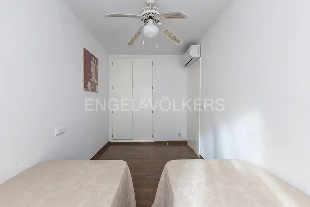 Bedroom of Houses for rent in Castellón de la Plana / Castelló de la Plana  with Air Conditioner, Heating and Private garden