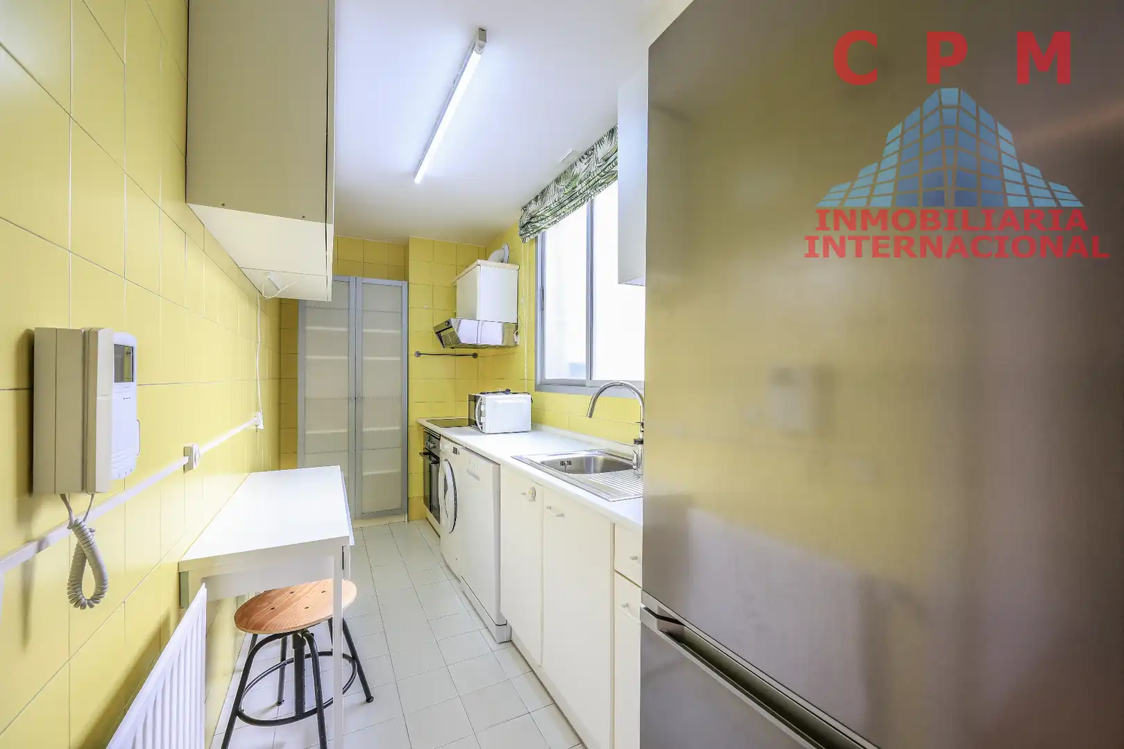 Küche von Wohnung zur Miete in Madrid mit Klimaanlage, Heizung und Parkett
