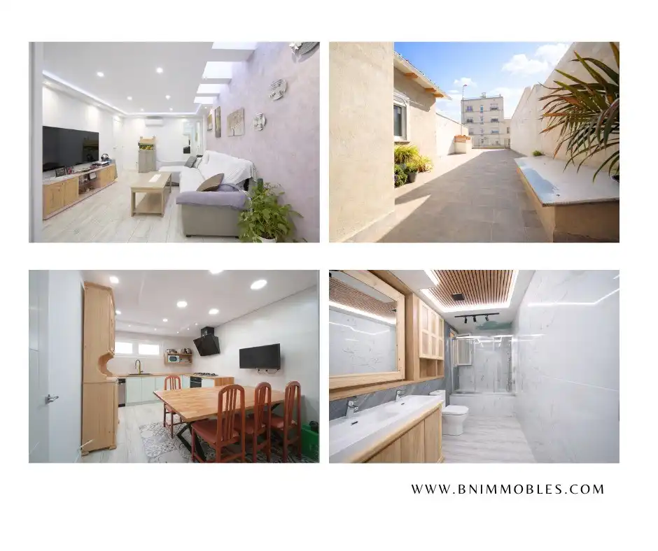 Exterior view of Houses for sale in Terrassa  with Air Conditioner, Heating and Terrace