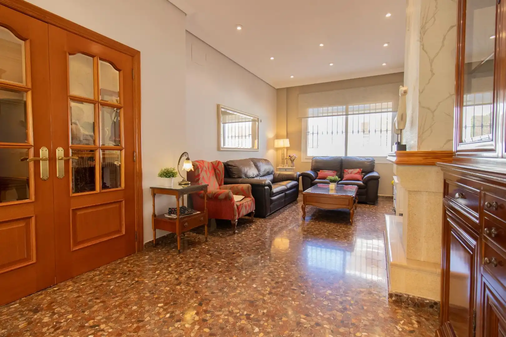 Sala de estar de Casa adosada en venta en Massalfassar con Aire acondicionado, Terraza y Trastero