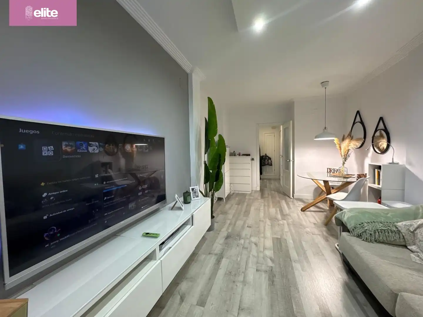 Sala de estar de Piso en venta en Jerez de la Frontera con Aire acondicionado, Parquet y Terraza