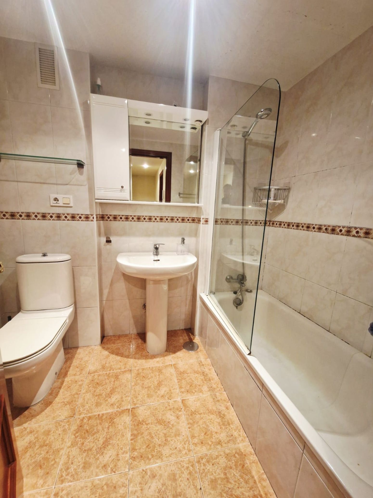 Bathroom of Flat for sale in Avilés  with Heating, Parquet flooring and Terrace
