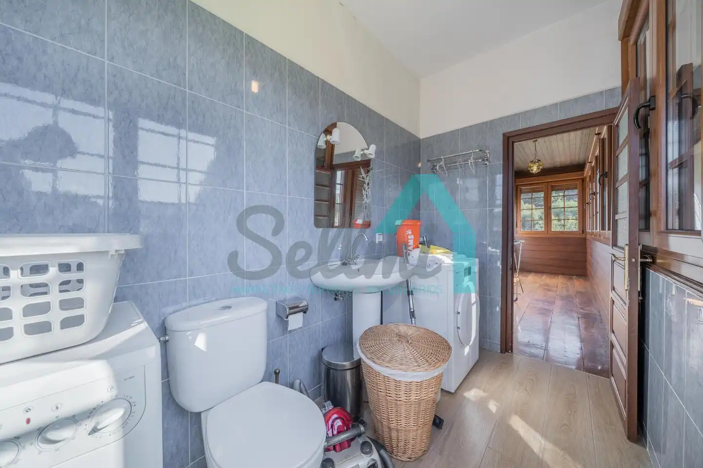 Bathroom of Houses for sale in Pravia  with Heating, Private garden and Parquet flooring