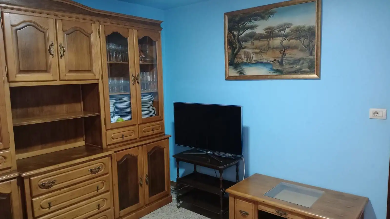 Sala d'estar de Casa adosada en venda en Cariño amb Traster