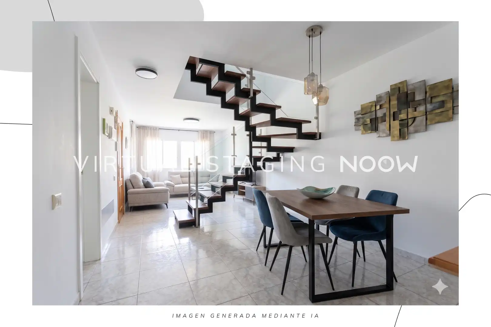 Esszimmer von Einfamilien-Reihenhaus zum Verkauf in San Juan de la Rambla mit Terrasse