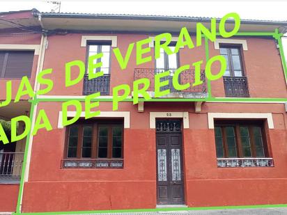 Exterior view of Single-family semi-detached for sale in Mieres (Asturias)  with Private garden, Terrace and Storage room