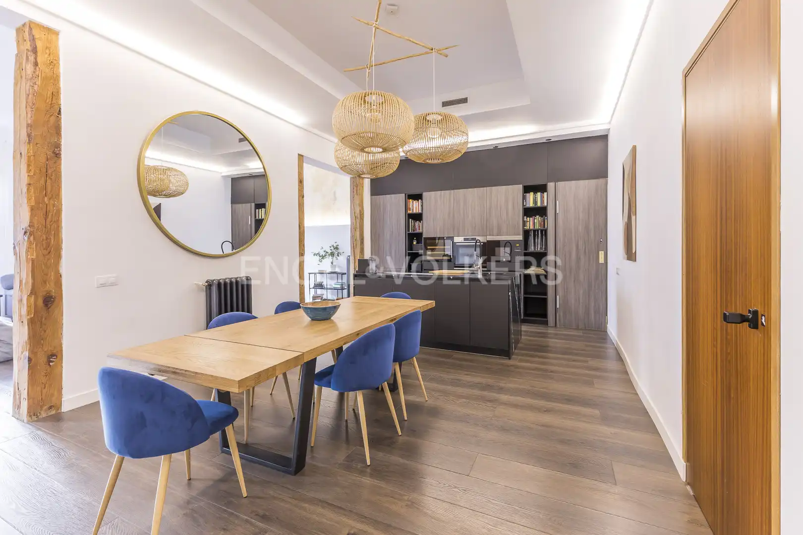 Dining room of Flat for rent in Madrid  with Heating, Furnished and Balcony