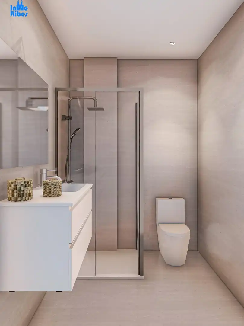 Bathroom of Houses for sale in Sant Pere de Ribes  with Air Conditioner, Private garden and Terrace