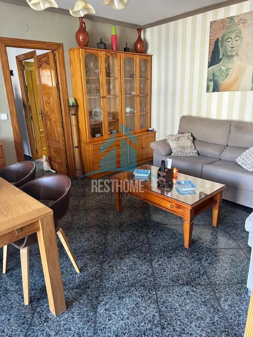 Außenansicht von Wohnung zum Verkauf in Cullera mit Klimaanlage, Privatgarten und Terrasse