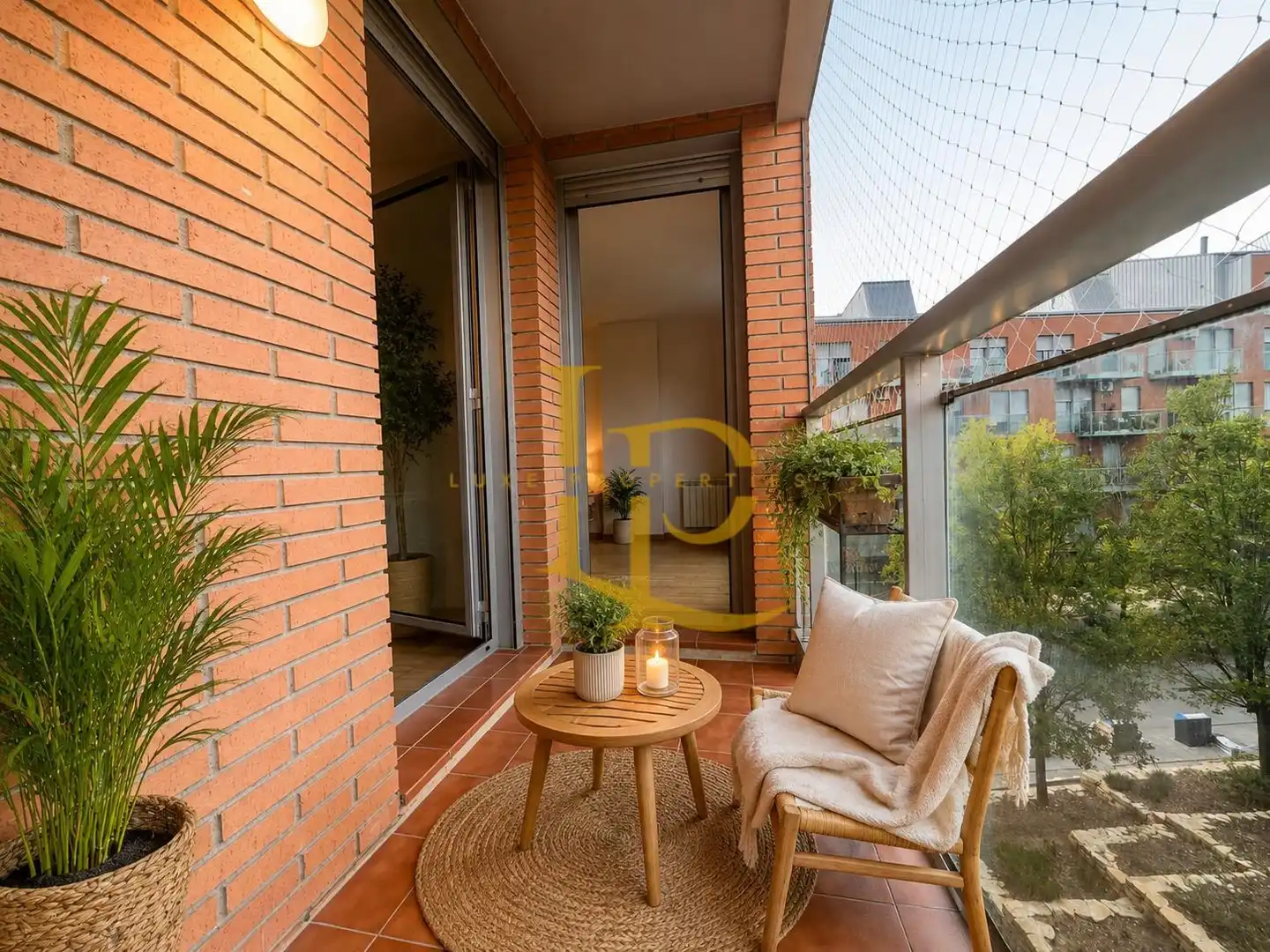 Balcony of Flat for sale in Rubí  with Heating, Parquet flooring and Storage room