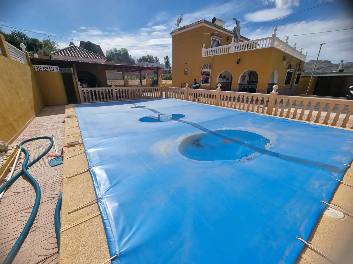 Piscina de Finca rústica en venta en Pechina con Aire acondicionado, Calefacción y Jardín privado