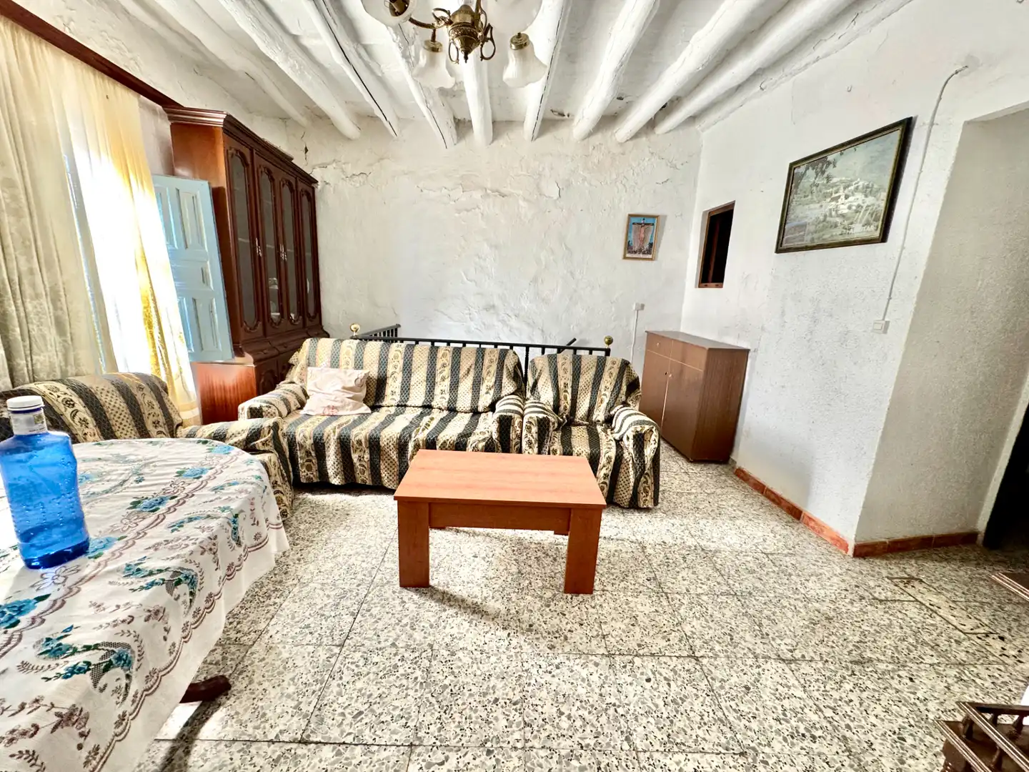 Wohnzimmer von Haus oder Chalet zum Verkauf in Bérchules mit Terrasse, Möbliert und Ofen