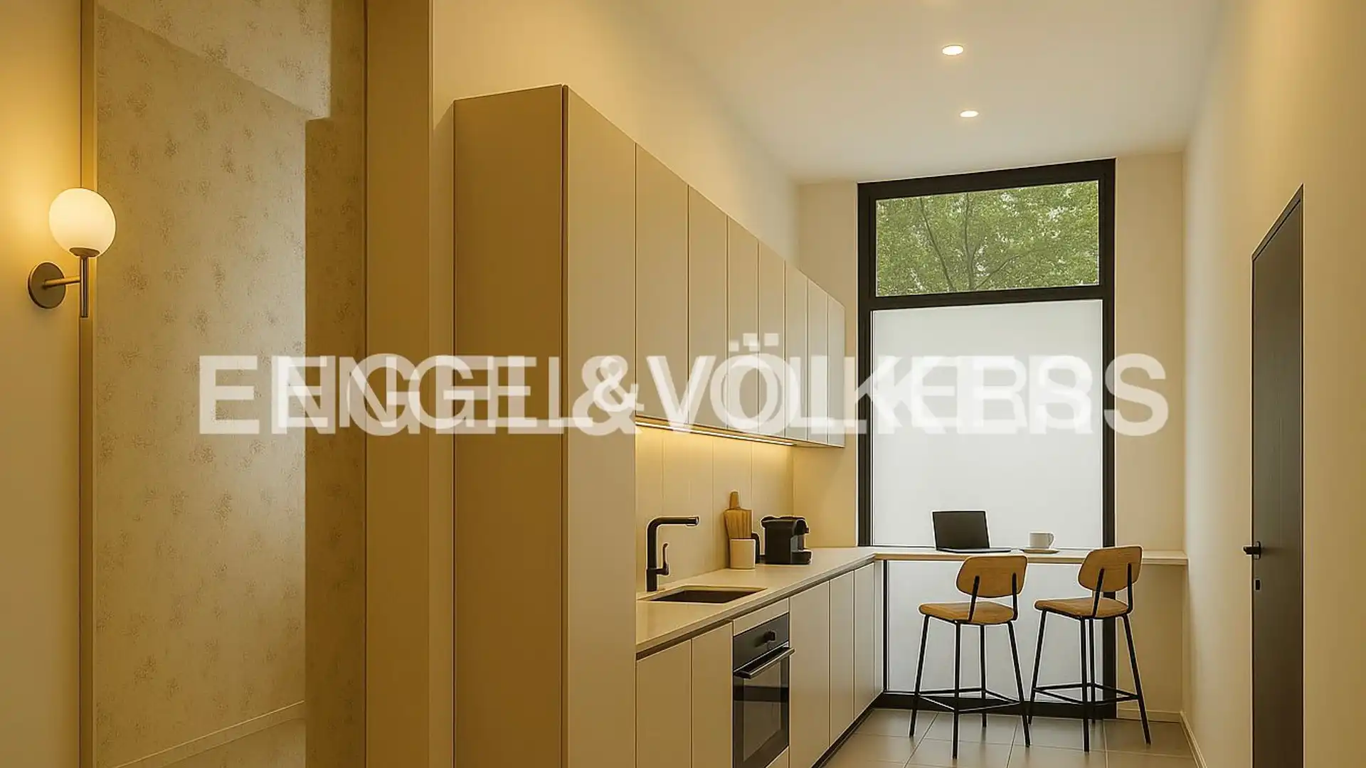 Kitchen of Study for rent in  Madrid Capital  with Air Conditioner, Heating and Furnished