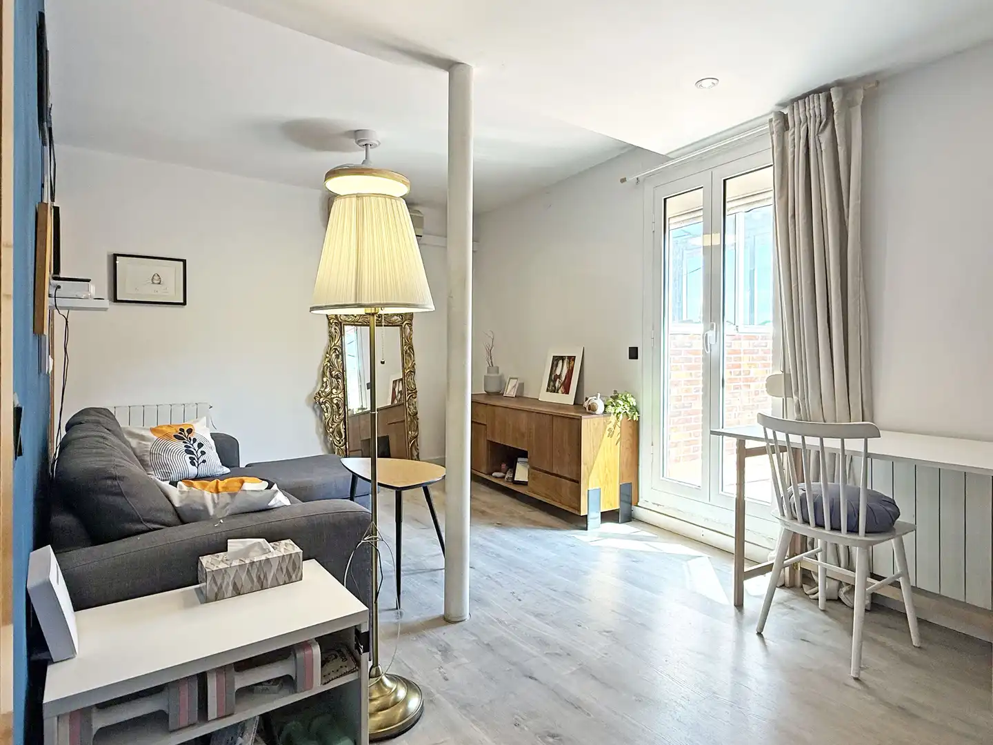 Sala d'estar de Àtic en venda en Barcelona amb Aire condicionat, Calefacció i Terrassa