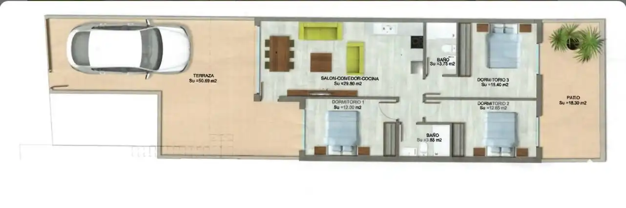 Apartment with terrace for sale in N/A, imagen 47