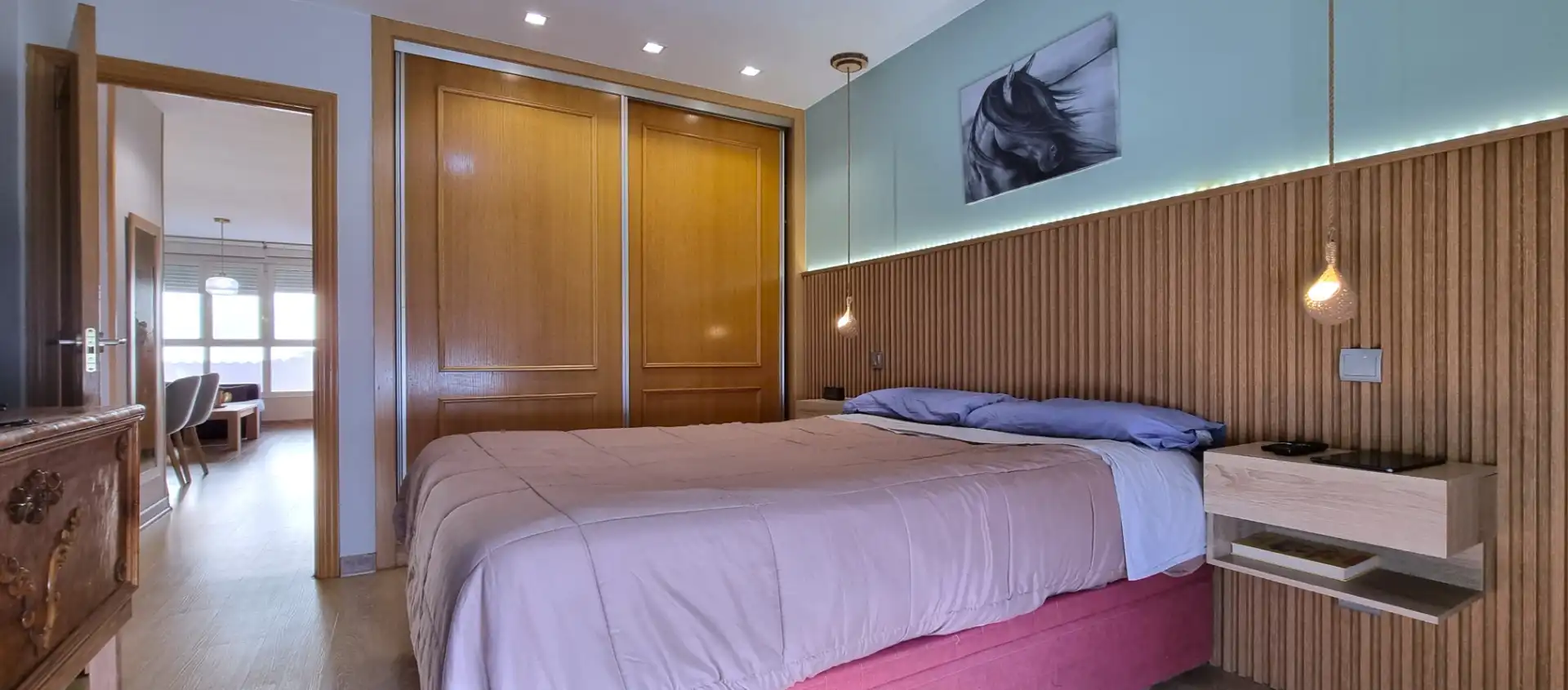Bedroom of Flat for sale in Navalafuente  with Air Conditioner, Heating and Furnished