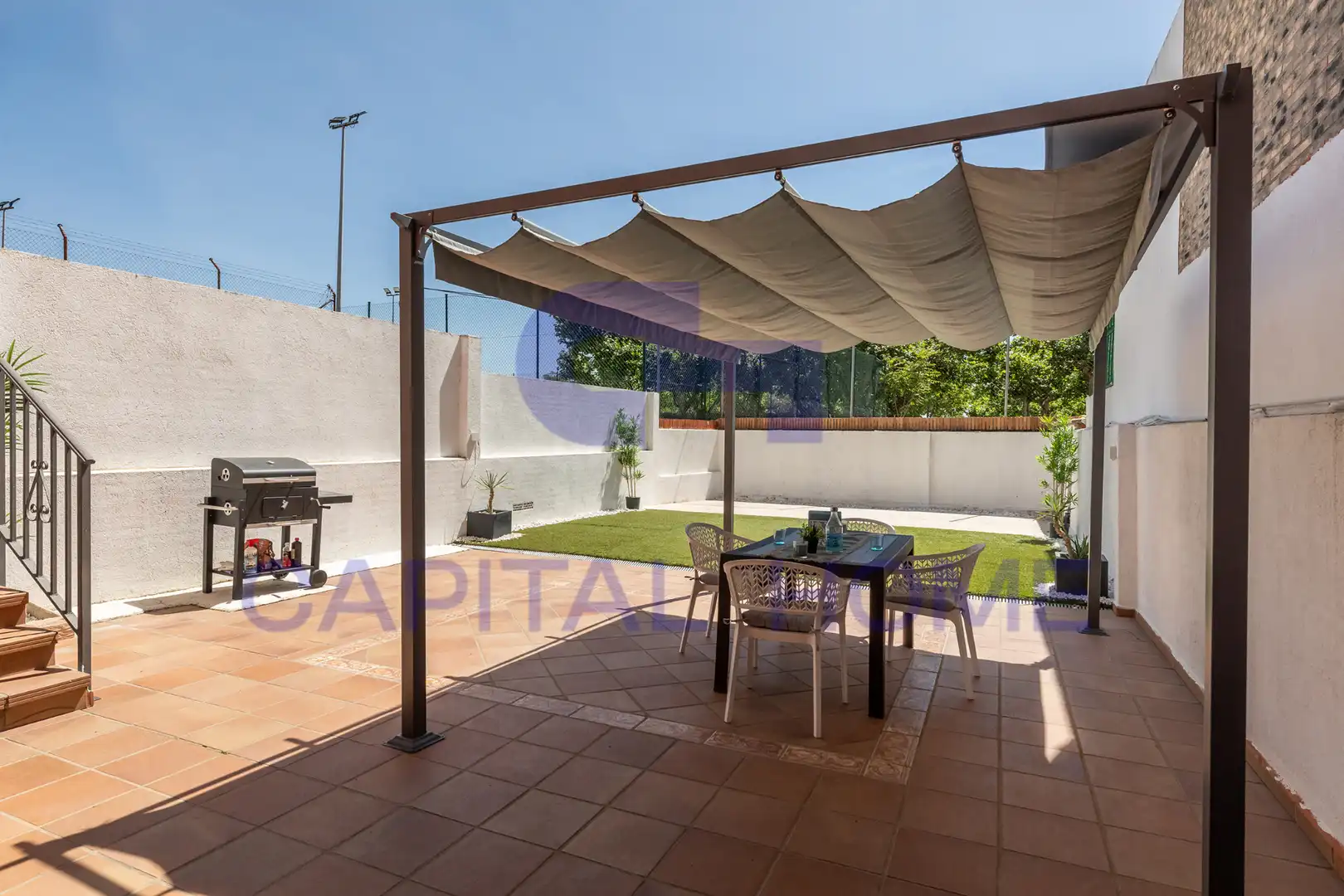 Terraza de Casa adosada en venta en Navalcarnero con Aire acondicionado, Calefacción y Jardín privado
