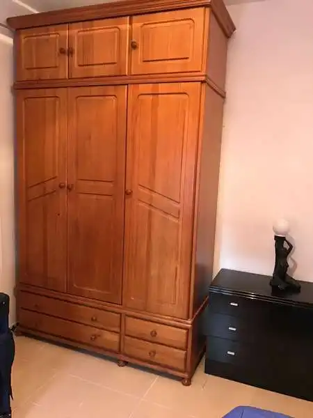Schlafzimmer von Wohnung zur Miete in Roquetas de Mar mit Terrasse, Möbliert und Gemeinschaftspool