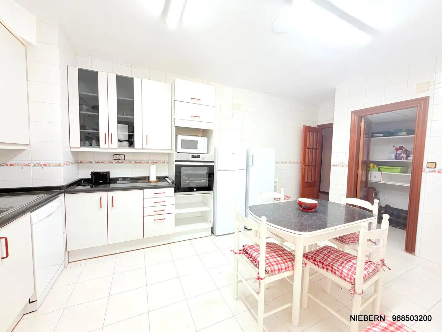 Kitchen of Flat for rent in Cartagena  with Furnished and Balcony