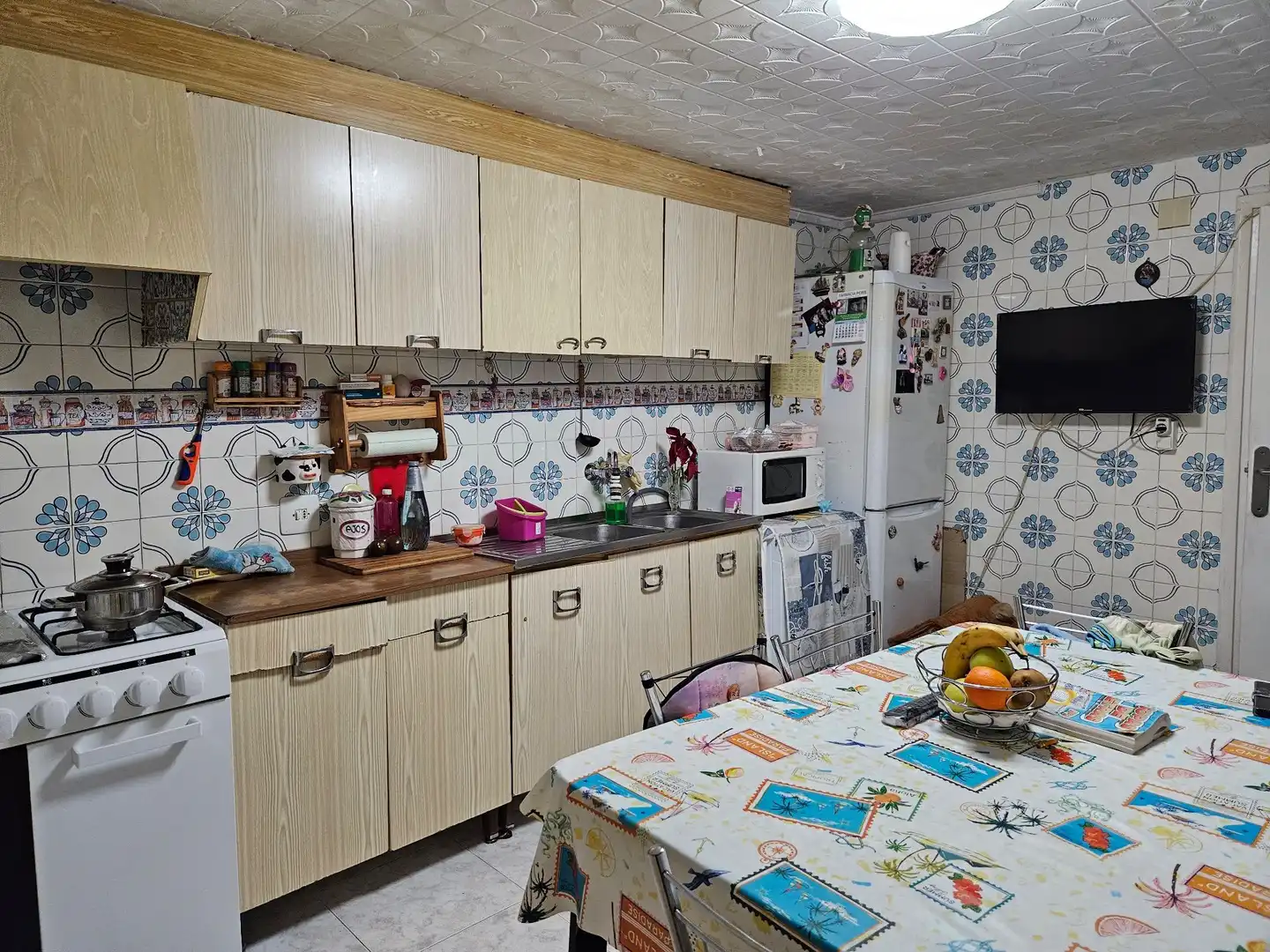 Cocina de Casa adosada en venta en Monóvar  / Monòver con Aire acondicionado, Calefacción y Jardín privado