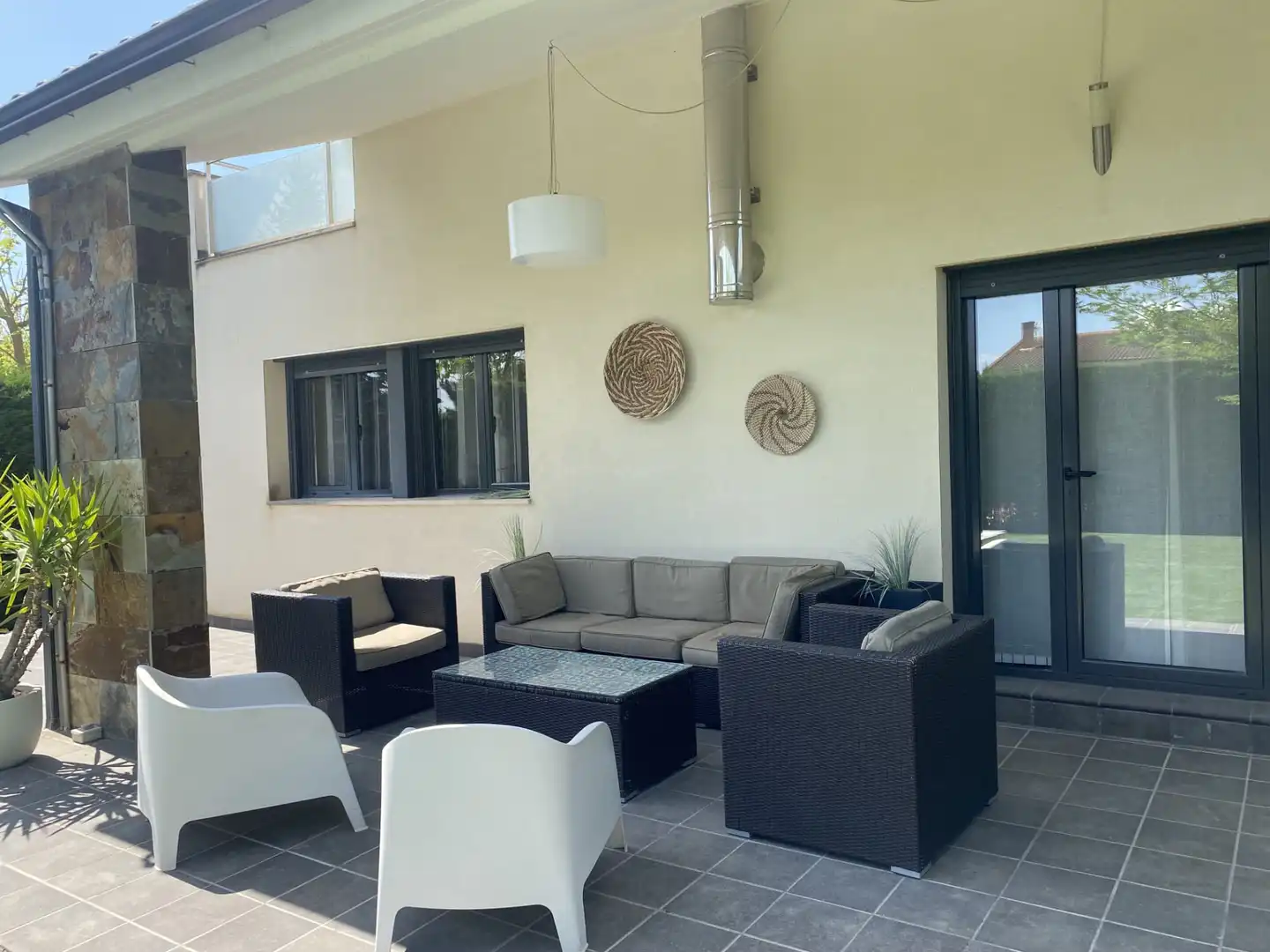 Terrace of Houses for sale in Arroyo de la Encomienda  with Air Conditioner, Heating and Private garden