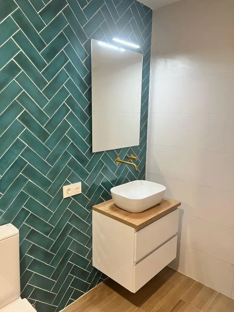 Bany de Estudi de lloguer en Málaga amb Aire condicionat, Calefacció i Parquet