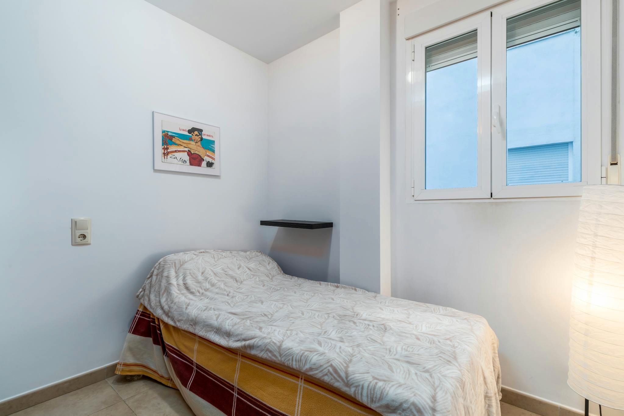 Schlafzimmer von Wohnung zur untervermieten in  Valencia Capital mit Waschmaschine
