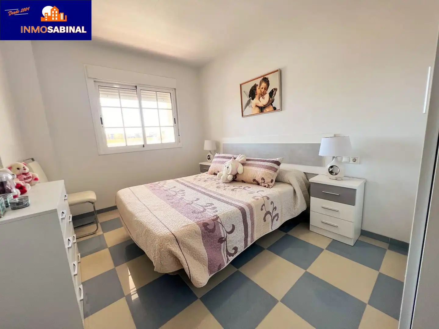 Bedroom of Flat for sale in Roquetas de Mar  with Air Conditioner, Terrace and Furnished