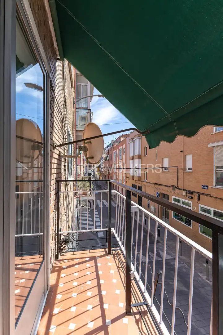 Terrasse von Wohnung zur Miete in Madrid mit Klimaanlage, Heizung und Parkett