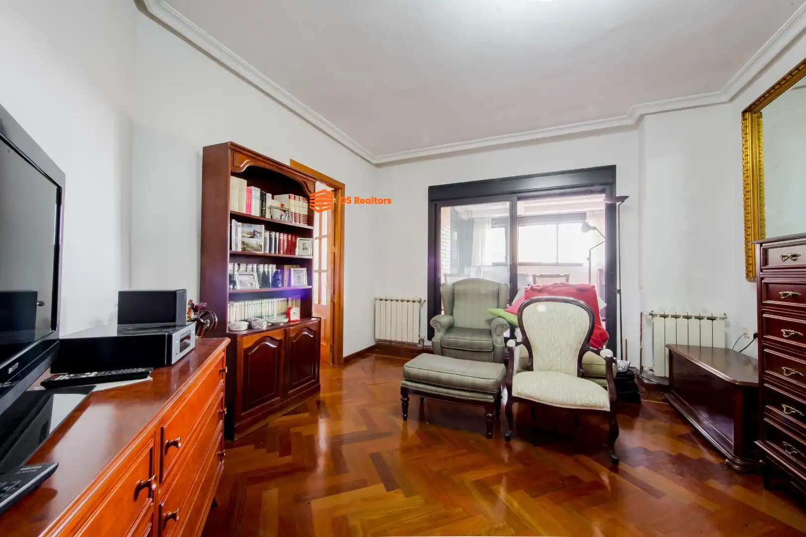 Wohnzimmer von Dachboden zum Verkauf in Madrid mit Heizung, Möbliert und Gemeinschaftspool