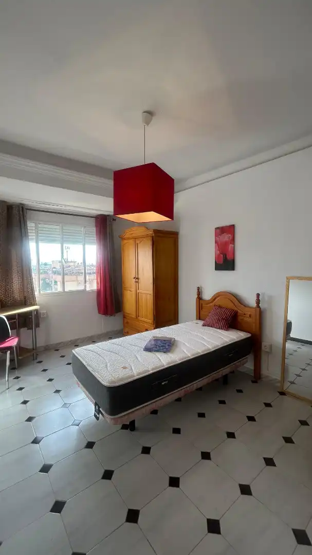 Bedroom of Flat for rent in Granada  with Air Conditioner, Furnished and Washing machine