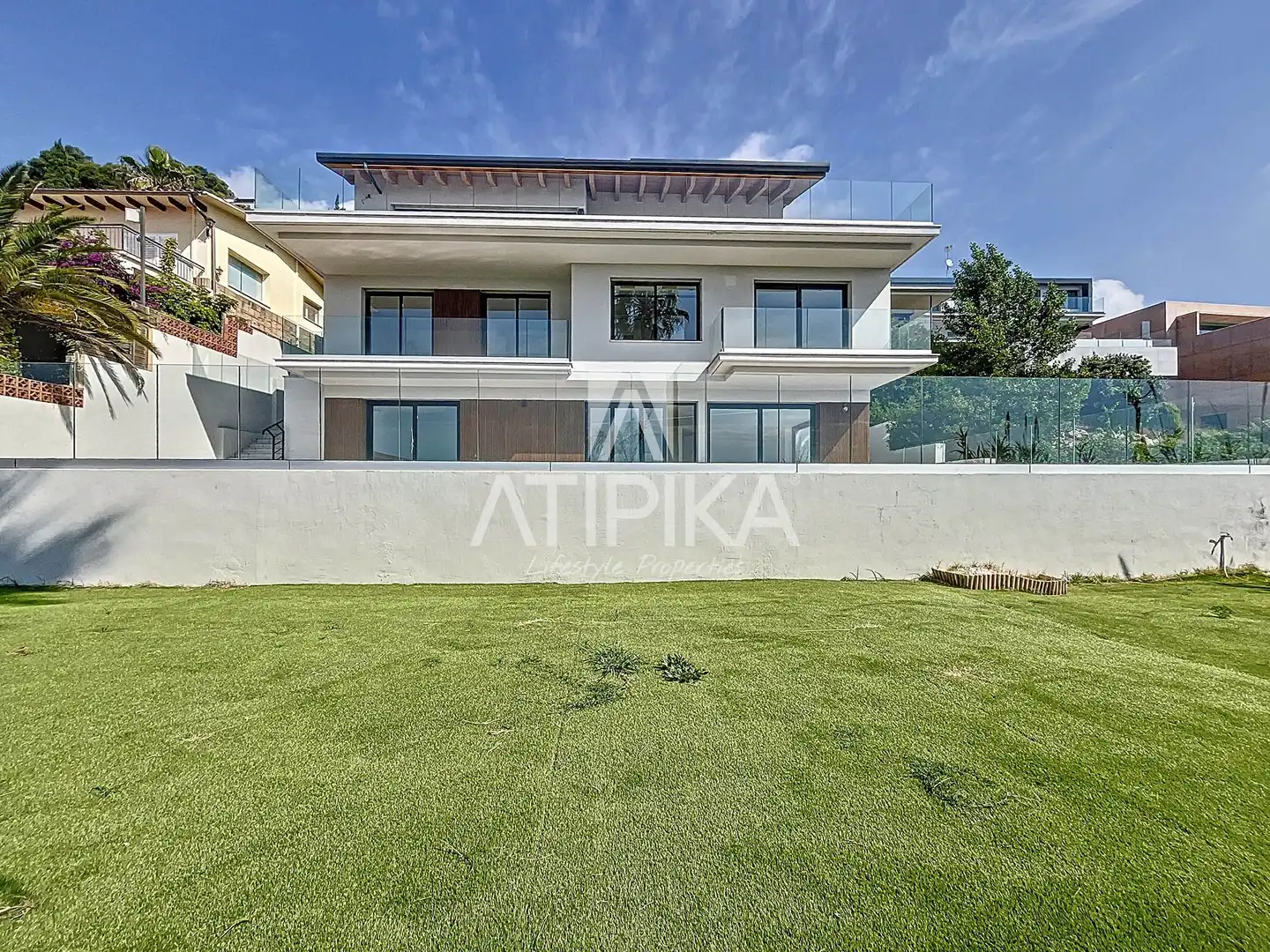 Exterior view of Houses for rent in Castelldefels  with Air Conditioner, Heating and Terrace