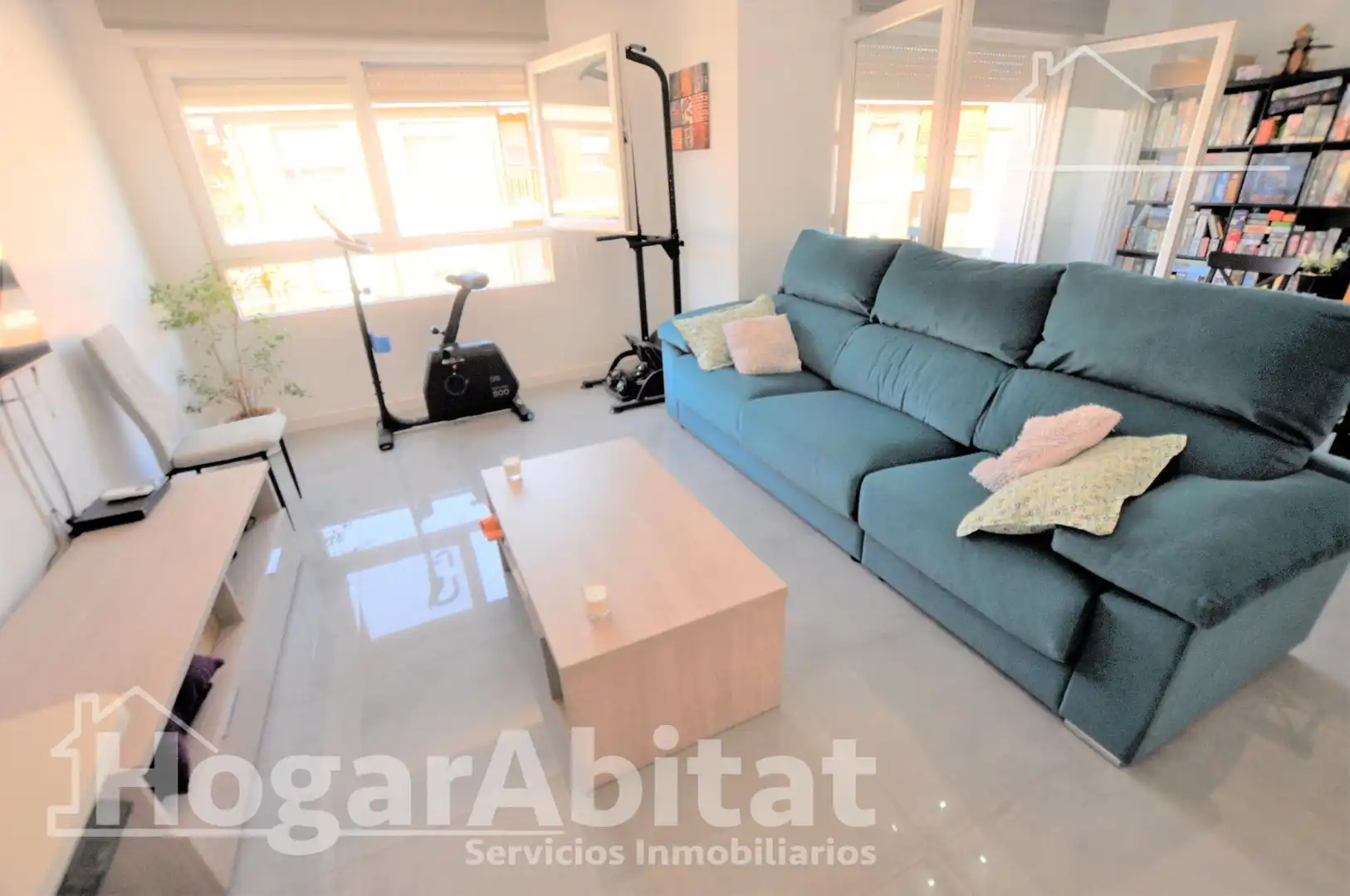 Wohnzimmer von Dachboden zum Verkauf in Valencia mit Klimaanlage, Heizung und Abstellraum