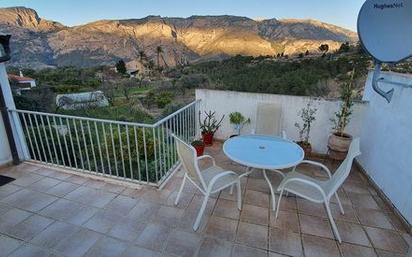 Terrace of House or chalet for sale in Benimantell  with Air Conditioner, Storage room and Furnished